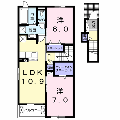 エムロード　Ｃ 203【管理NO：1-024839203-02030】 ★家具家電は申し込み後に搬入します★ ★2026年10月中旬入居可能★の物件画像