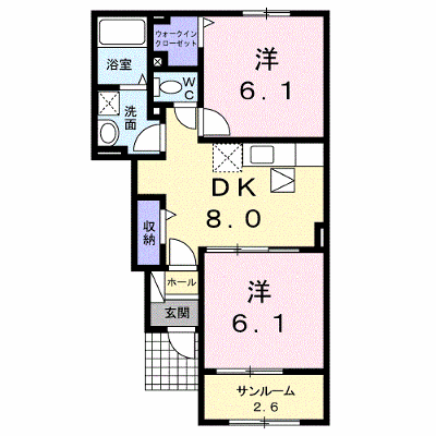 クロシェット　ルーレ 103【管理NO：1-019240601-01030】 ★家具家電は申し込み後に搬入します★ ★2026年10月中旬入居可能★の物件画像