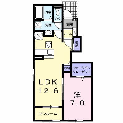 ヴィラ・トレ・ラーモ　Ｄ 103【管理NO：1-025973204-01030】 ★家具家電は申し込み後に搬入します★ ★2026年10月中旬入居可能★の物件画像