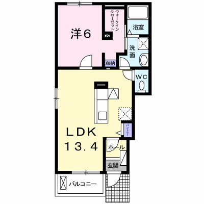 グリーンワールド　Ⅲ 101【管理NO：1-019110301-01010】 ★家具家電は申し込み後に搬入します★ ★2026年09月下旬入居可能★の物件画像