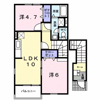 カーサ・エテルノ 201【管理NO：1-013385901-02010】 ★家具家電は申し込み後に搬入します★ ★2026年10月中旬入居可能★の物件画像