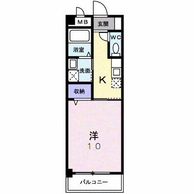福パレス　ランデュール　Ｂ 102【管理NO：1-013455702-01020】 ★家具家電は申し込み後に搬入します★の物件画像