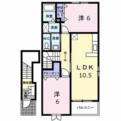 サンピエーノ高井Ａ 202【管理NO：1-012502001-02020】 ★家具家電は申し込み後に搬入します★ ★2026年10月中旬入居可能★の物件画像