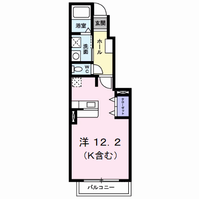 サンレミ葛原Ｄ 102【管理NO：1-014504604-01020】 ★家具家電は申し込み後に搬入します★ ★2026年10月上旬入居可能★の物件画像