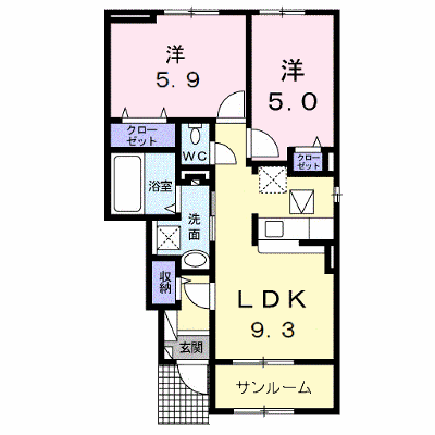 ラフィーネ 105【管理NO：1-025887001-01040】 ★家具家電は申し込み後に搬入します★ ★2026年10月下旬入居可能★の物件画像