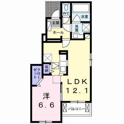 シェル　フィーユ 101【管理NO：1-021678101-01010】 ★家具家電は申し込み後に搬入します★の物件画像