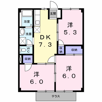 サンハイムⅠ 101【管理NO：1-004167601-01010】 ★家具家電は申し込み後に搬入します★の物件画像