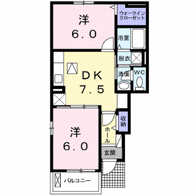 グランデメゾンＹ 101【管理NO：1-022550901-01010】 ★家具家電は申し込み後に搬入します★ ★2026年10月上旬入居可能★の物件画像