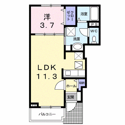 ラ・ルーチェ　Ⅰ 102【管理NO：1-020405701-01020】 ★家具家電は申し込み後に搬入します★ ★2026年10月上旬入居可能★の物件画像