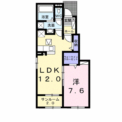 ベルセゾン・ルル　Ⅱ 102【管理NO：1-026723302-01020】 ★家具家電は申し込み後に搬入します★ ★2026年10月中旬入居可能★の物件画像