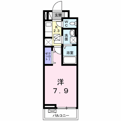 パレ・ドュ・アムール 203【管理NO：1-022263201-02030】 ★家具家電は申し込み後に搬入します★の物件画像