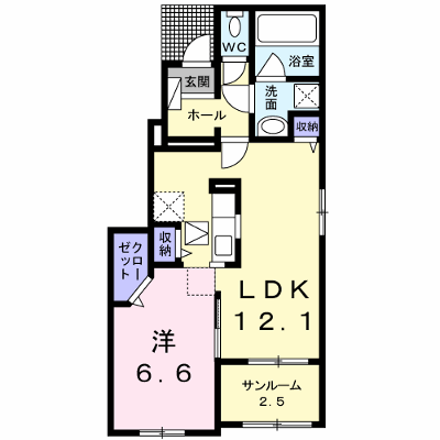 カーサ・ドマーニＢ 101【管理NO：1-022133302-01010】 ★家具家電は申し込み後に搬入します★ ★2026年10月上旬入居可能★の物件画像