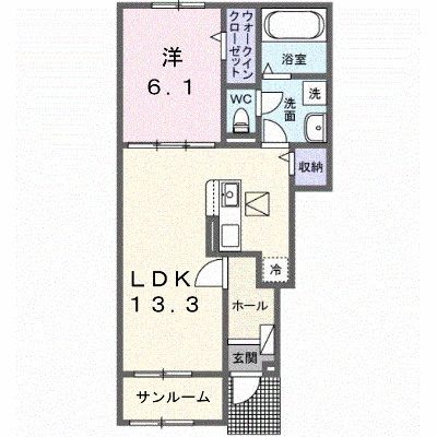 エルヴェ 102【管理NO：1-028646301-01020】 ★家具家電は申し込み後に搬入します★ ★2026年09月下旬入居可能★の物件画像
