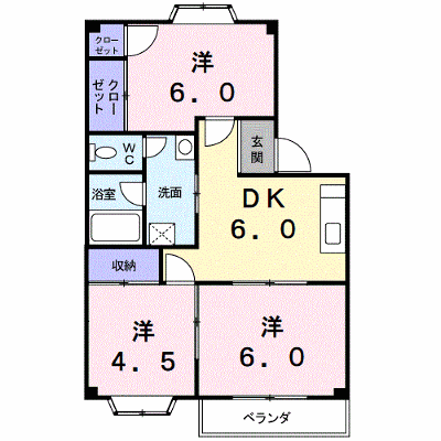 プラドール横川 104【管理NO：1-002271001-01040】 ★家具家電は申し込み後に搬入します★ ★2026年09月中旬入居可能★の物件画像