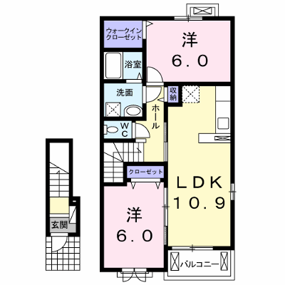 マロン・ドエルＡ 205【管理NO：1-020226101-02050】 ★家具家電は申し込み後に搬入します★の物件画像