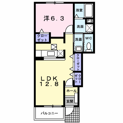 ヴィラ・ベルブリーズ 103【管理NO：1-013442701-01030】 ★家具家電は申し込み後に搬入します★ ★2026年10月中旬入居可能★の物件画像