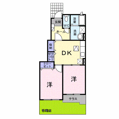 プラシード 103【管理NO：1-015026301-01030】 ★家具家電は申し込み後に搬入します★ ★2026年10月中旬入居可能★の物件画像