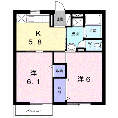 ファンズ・オグラⅠ 202【管理NO：1-007424501-02020】 ★家具家電は申し込み後に搬入します★の物件画像