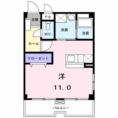 ファイネブリーゼ 201【管理NO：1-013547201-02010】 ★家具家電は申し込み後に搬入します★ ★2026年11月下旬入居可能★の物件画像