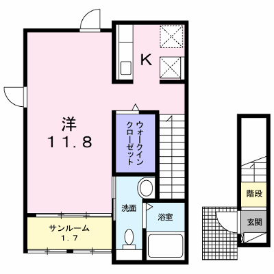 モダンパーク 201【管理NO：1-020365301-02010】 ★家具家電は申し込み後に搬入します★ ★2026年10月中旬入居可能★の物件画像
