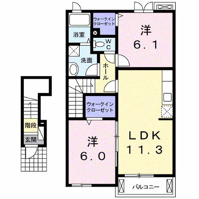 イマジュリ－Ⅰ号館 202【管理NO：1-017246901-02020】 ★家具家電は申し込み後に搬入します★ ★2026年10月中旬入居可能★の物件画像
