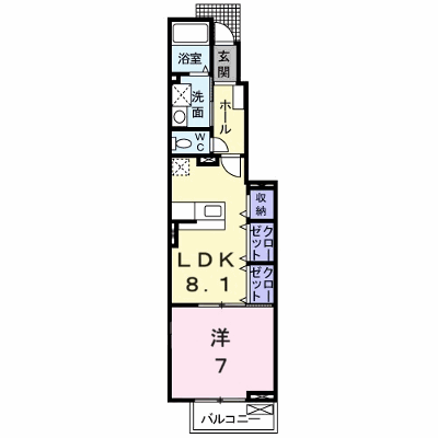 シエル・ケイエム 103【管理NO：1-014483601-01030】 ★家具家電は申し込み後に搬入します★ ★2026年10月上旬入居可能★の物件画像