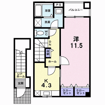 プレアベニューＣ 202【管理NO：1-013384301-02020】 ★家具家電は申し込み後に搬入します★ ★2026年10月中旬入居可能★の物件画像