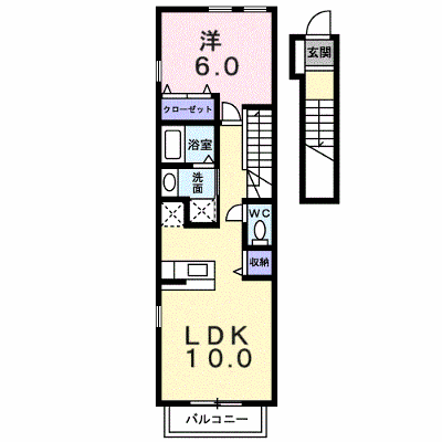 モダン 202【管理NO：1-012826601-02020】 ★家具家電は申し込み後に搬入します★ ★2026年10月中旬入居可能★の物件画像