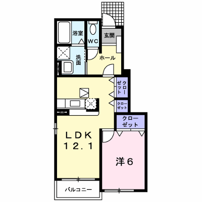 サンブライトＡ 105【管理NO：1-013742001-01040】 ★家具家電は申し込み後に搬入します★ ★2026年10月中旬入居可能★の物件画像