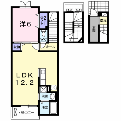 オーブアビタシオン 305【管理NO：1-016768901-03040】 ★家具家電は申し込み後に搬入します★ ★2026年10月上旬入居可能★の物件画像