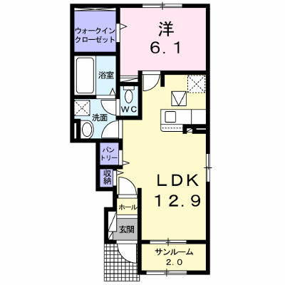 マルティ―サーナ西軽井沢Ａ 105【管理NO：1-025623401-01050】 ★家具家電は申し込み後に搬入します★ ★2026年09月上旬入居可能★の物件画像