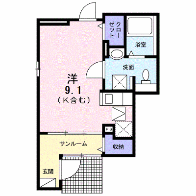 ゴールドリング 101【管理NO：1-022983601-01010】 ★家具家電は申し込み後に搬入します★ ★2026年09月上旬入居可能★の物件画像