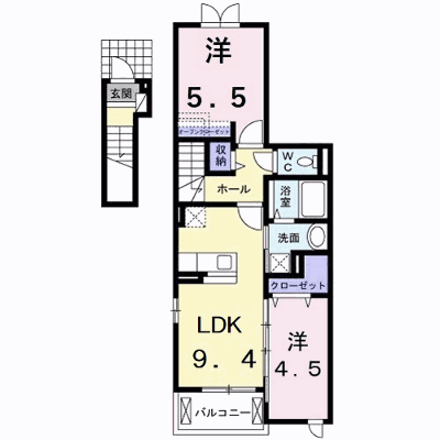 ヒル　クライム 203【管理NO：1-019520401-02030】 ★家具家電は申し込み後に搬入します★ ★2026年09月中旬入居可能★の物件画像