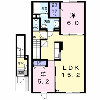 メゾン五稜郭　２番館 204【管理NO：1-022398502-02040】 ★家具家電は申し込み後に搬入します★ ★2026年10月中旬入居可能★の物件画像
