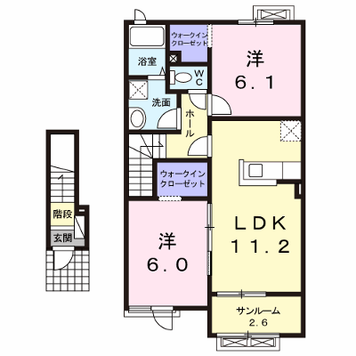 リバーサイド　プレース 204【管理NO：1-021184701-02040】 ★家具家電は申し込み後に搬入します★ ★2026年10月中旬入居可能★の物件画像