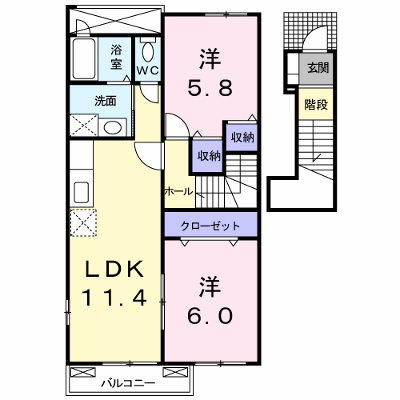 ペネトラーレ・北中山Ⅰ 202【管理NO：1-014589701-02020】 ★家具家電は申し込み後に搬入します★ ★2026年10月上旬入居可能★の物件画像