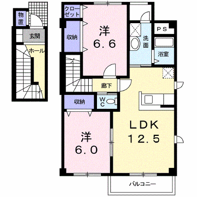 レジデンス　ヒロ２１　Ｂ 201【管理NO：1-010645802-02010】 ★家具家電は申し込み後に搬入します★の物件画像