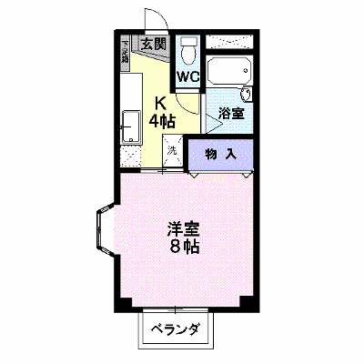 陽々館 106【管理NO：1-007960101-01060】 ★家具家電は申し込み後に搬入します★の物件画像