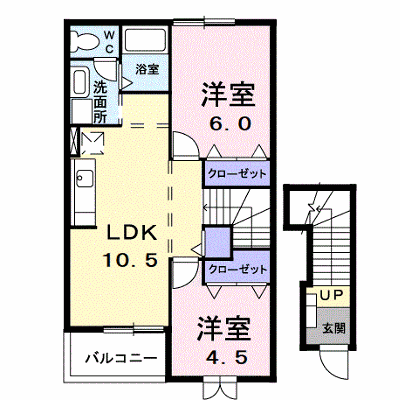カーサプラシード 202【管理NO：1-011371901-02020】 ★家具家電は申し込み後に搬入します★ ★2026年09月下旬入居可能★の物件画像
