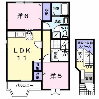 ファミリーヌⅠ 201【管理NO：1-011971101-02010】 ★家具家電は申し込み後に搬入します★の物件画像