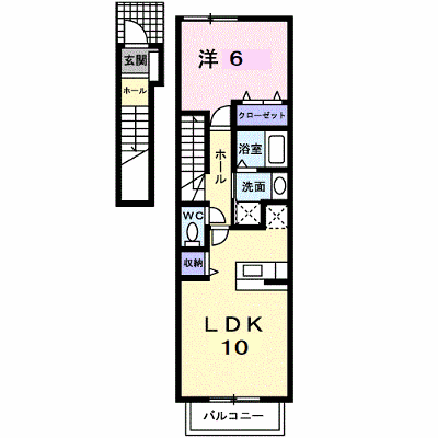 プリマベーラ 202【管理NO：1-014337301-02020】 ★家具家電は申し込み後に搬入します★ ★2026年10月中旬入居可能★の物件画像