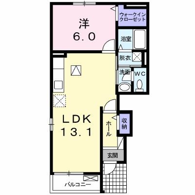 アルモニーⅠ 101【管理NO：1-018945601-01010】 ★家具家電は申し込み後に搬入します★ ★2026年10月上旬入居可能★の物件画像