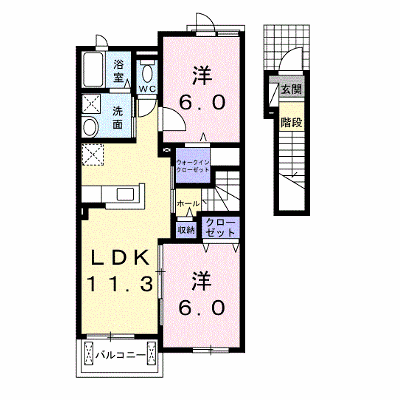 コリーナ木田余Ⅱ 203【管理NO：1-021526902-02030】 ★家具家電は申し込み後に搬入します★の物件画像