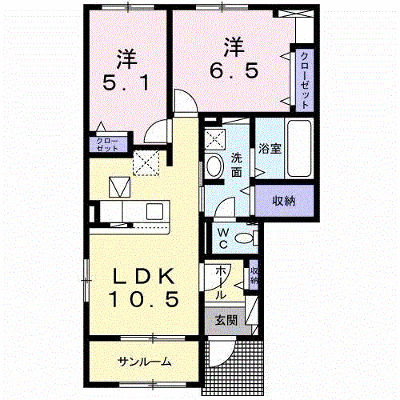 エスポワール 101【管理NO：1-024889901-01010】 ★家具家電は申し込み後に搬入します★ ★2026年09月中旬入居可能★の物件画像