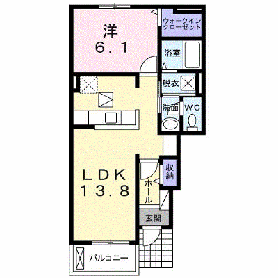 ステラルーチェⅣ 102【管理NO：1-021538601-01020】 ★家具家電は申し込み後に搬入します★ ★2026年09月中旬入居可能★の物件画像
