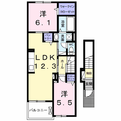 グランディアＧ 203【管理NO：1-027550201-02030】 ★家具家電は申し込み後に搬入します★の物件画像