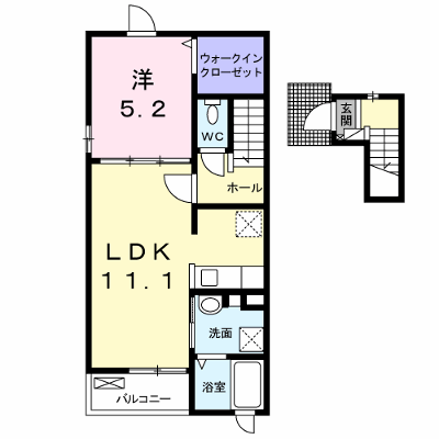 サンライズＭ 204【管理NO：1-024868401-02040】 ★家具家電は申し込み後に搬入します★ ★2026年09月中旬入居可能★の物件画像