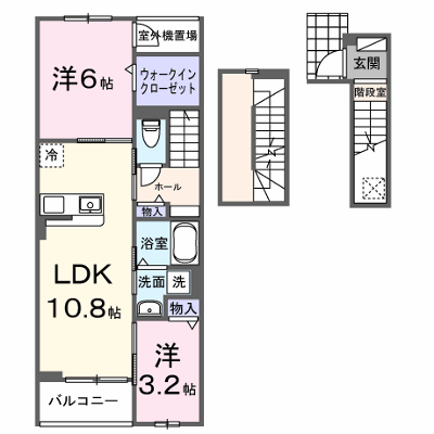 ＭＡＬＩＢＵ（マリブ） 303【管理NO：1-028366601-03030】 ★家具家電は申し込み後に搬入します★ ★2026年10月下旬入居可能★の物件画像