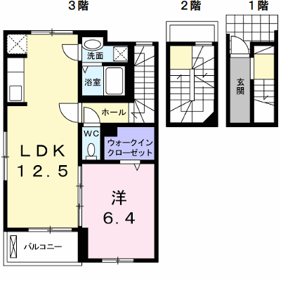 ハイ　ブリッジ 302【管理NO：1-022513001-03020】 ★家具家電は申し込み後に搬入します★ ★2026年10月上旬入居可能★の物件画像