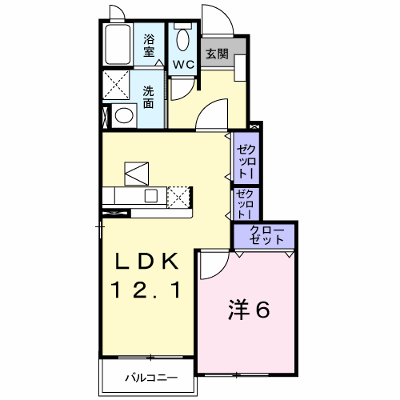 カーサエレガンテ　Ｃ 103【管理NO：1-014892101-01030】 ★家具家電は申し込み後に搬入します★の物件画像
